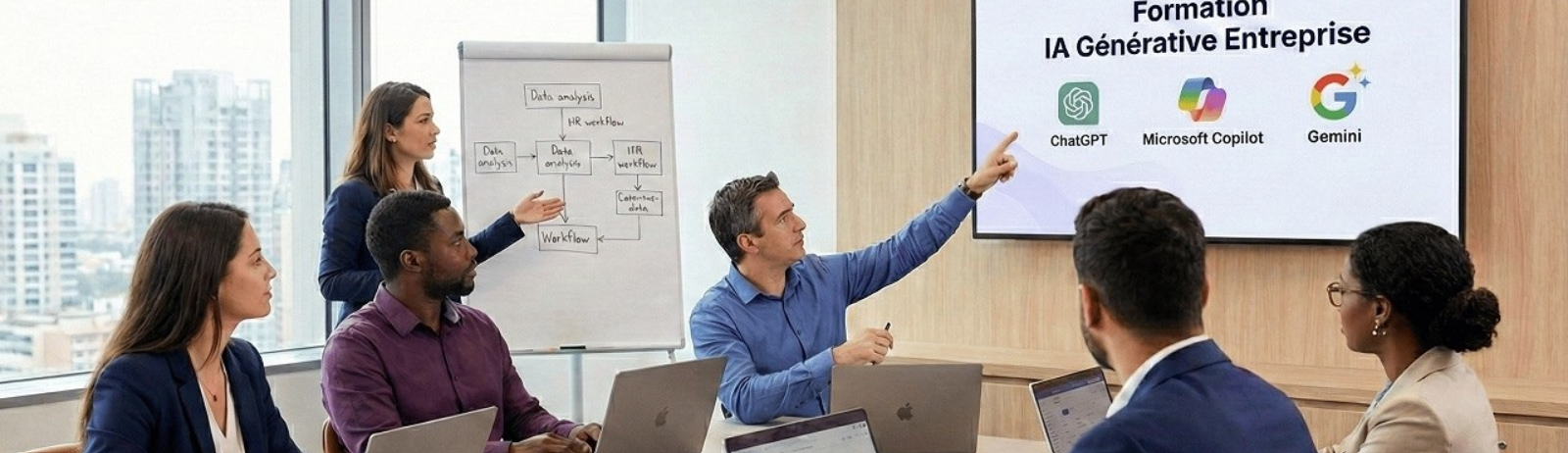 Formation professionnelle IA Digital Data Microsoft 365 Excel Word Powerpoint Power BI CPF OPCO Qualiopi